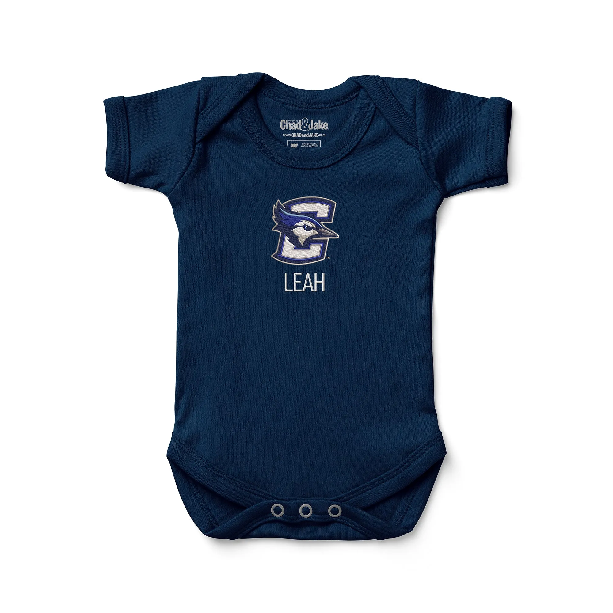 Personalized Creighton Bluejays Bodysuit