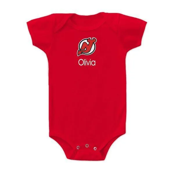 Personalized New Jersey Devils Bodysuit