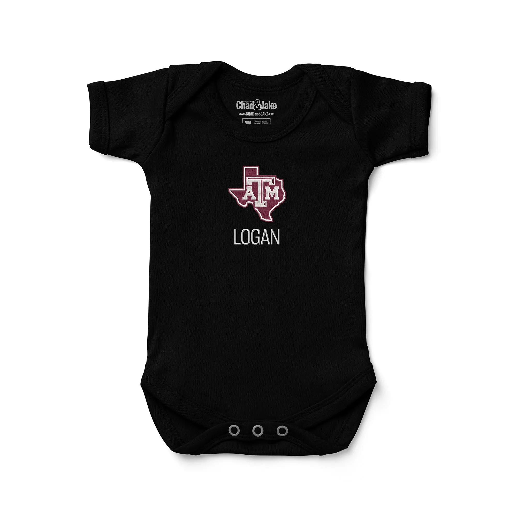 Personalized Texas A&M Aggies Texas Bodysuit