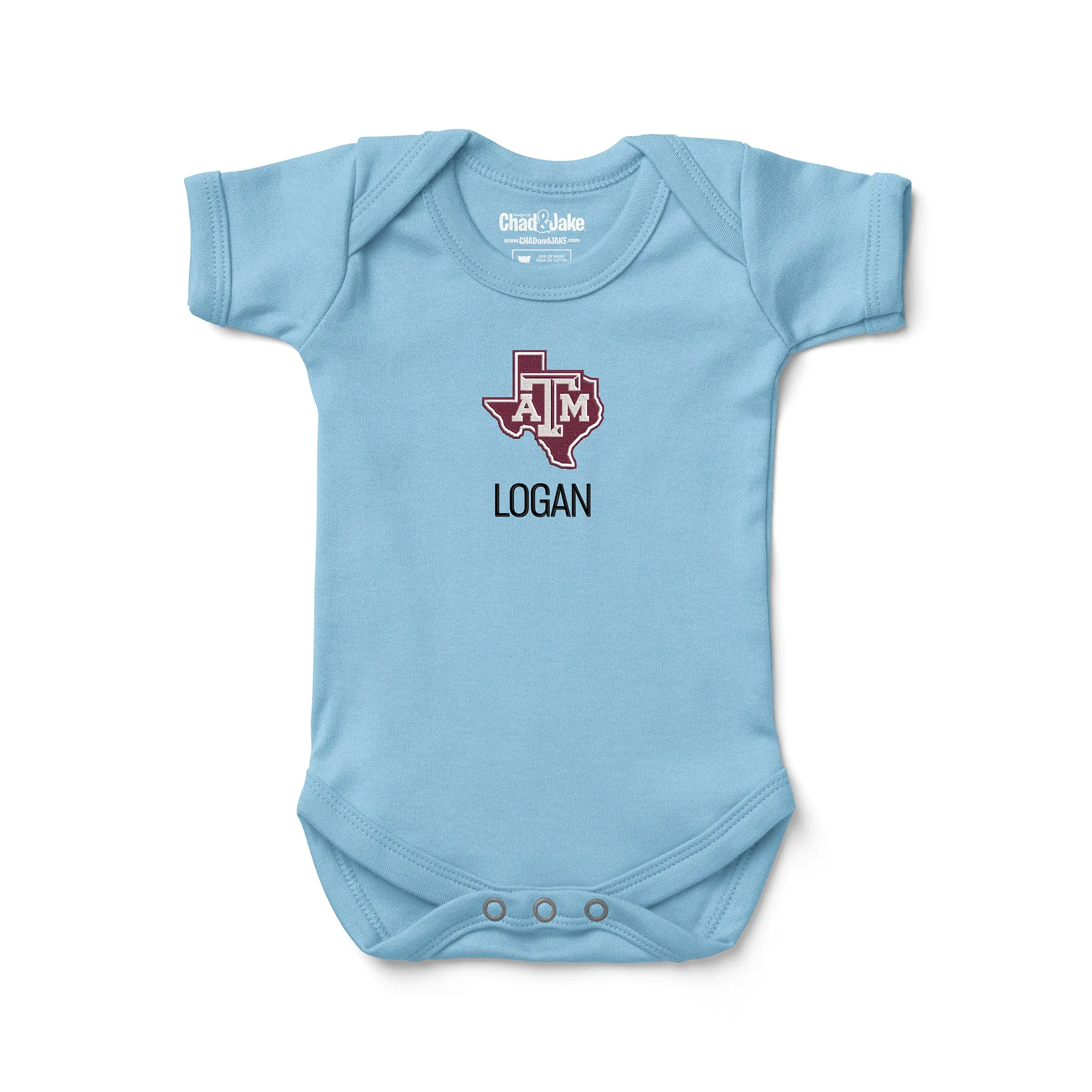 Personalized Texas A&M Aggies Texas Bodysuit