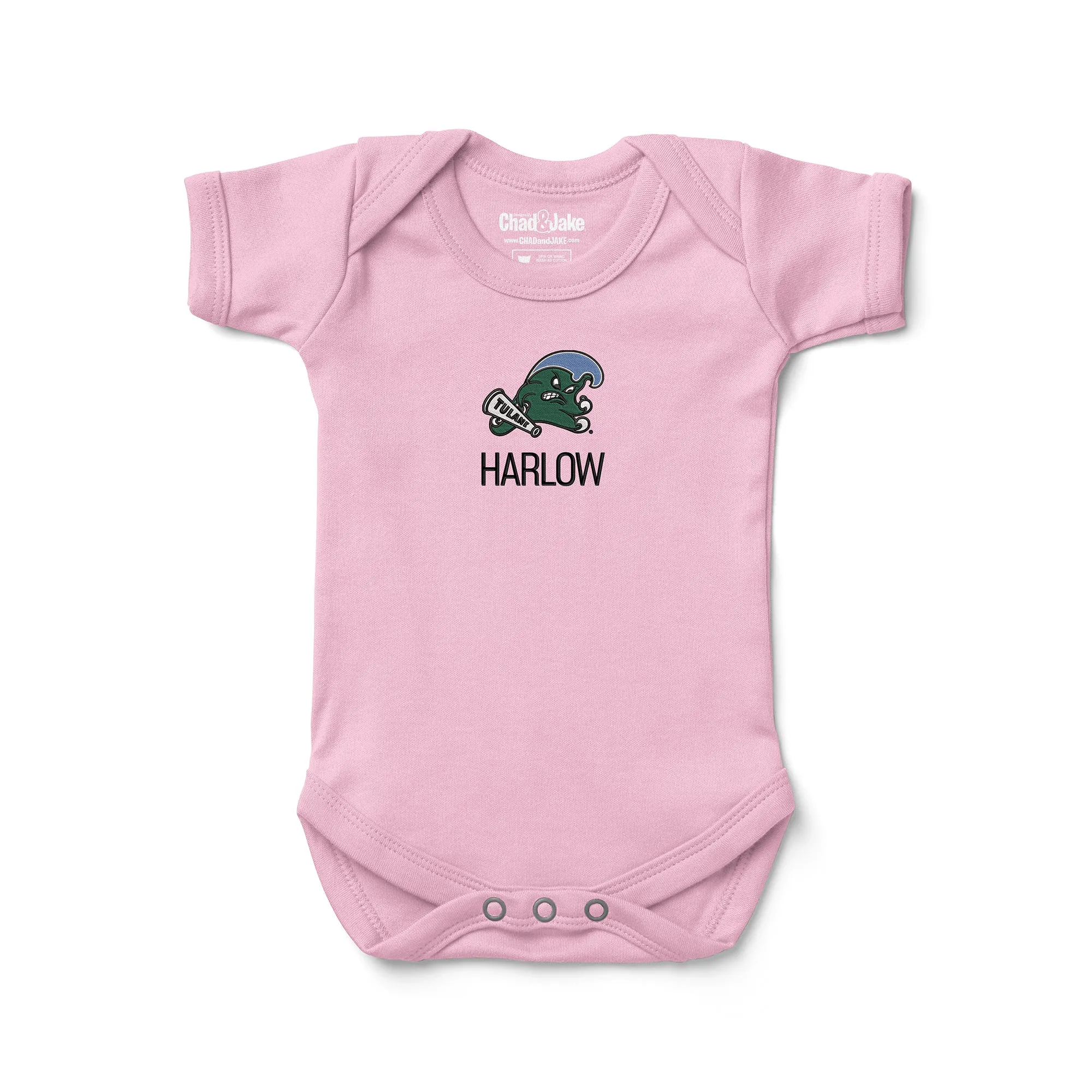 Personalized Tulane Green Wave Bodysuit