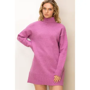 Plum Perfect Sweater Dress