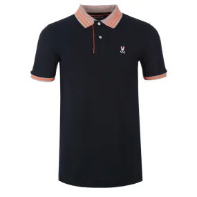 Psycho Bunny Norris Pique Polo Shirt in Navy