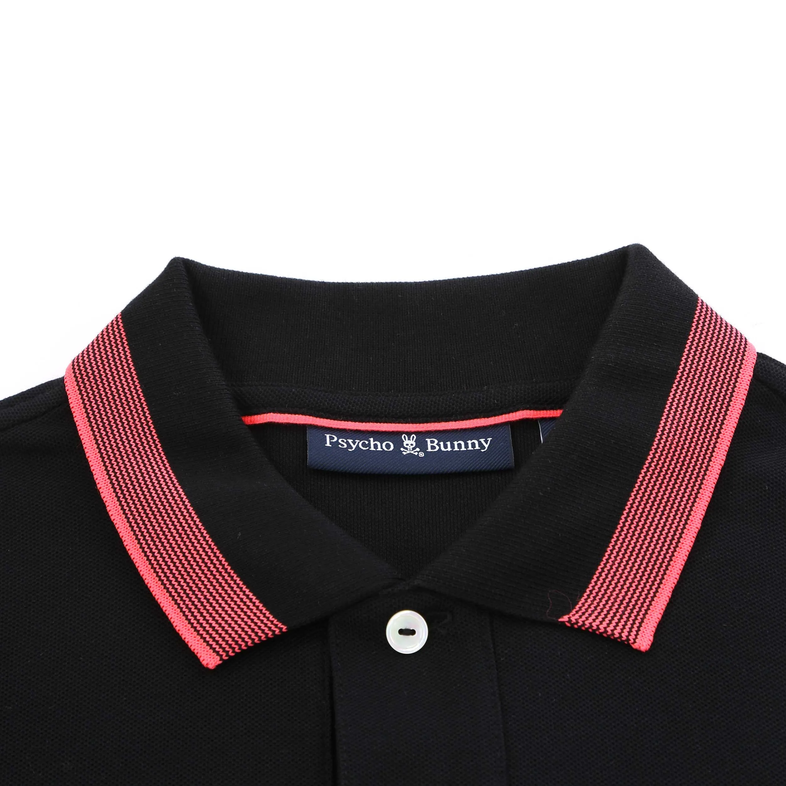 Psycho Bunny Queensbury Pique Polo Shirt in Black