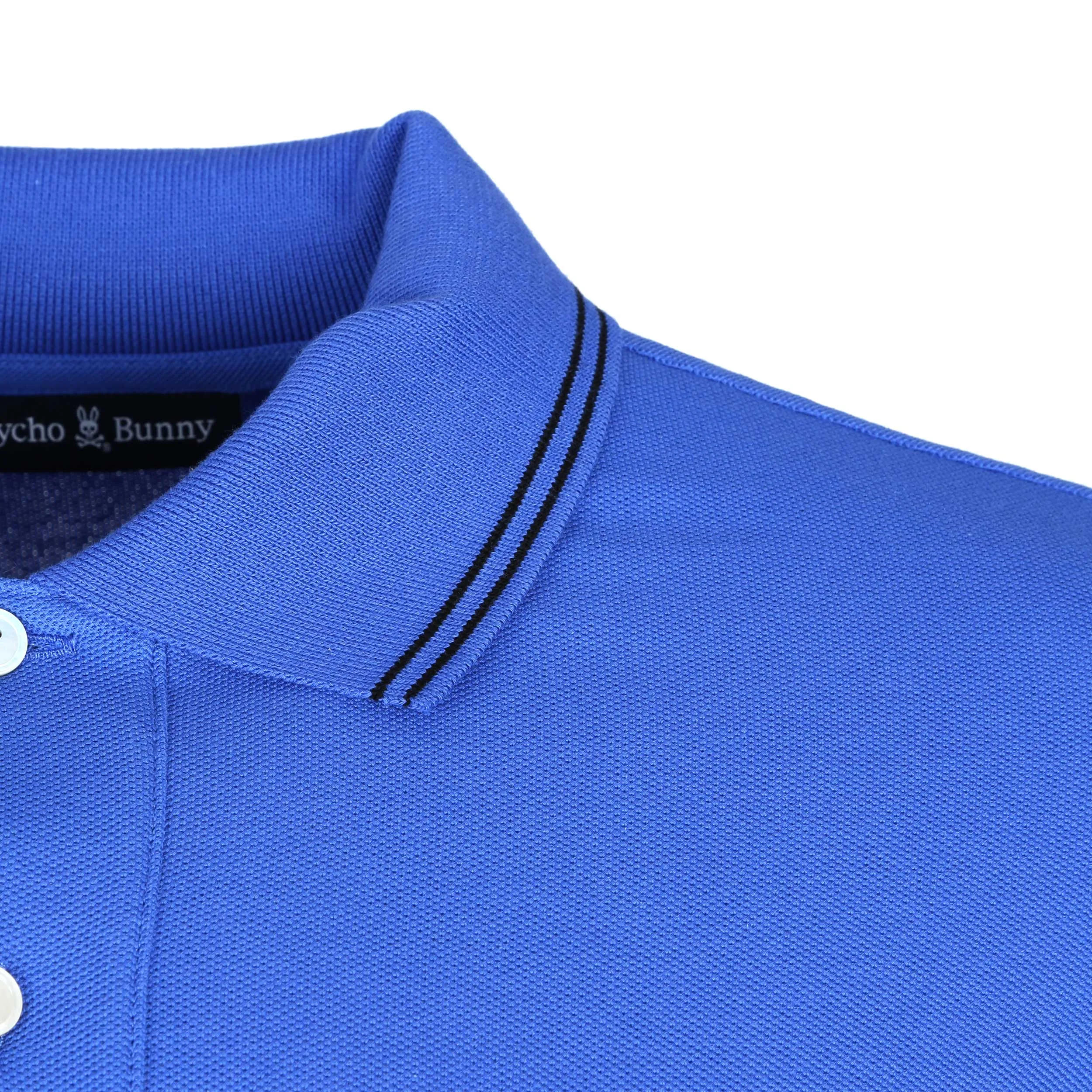 Psycho Bunny Speed Pique Polo Shirt in Dazzling Blue