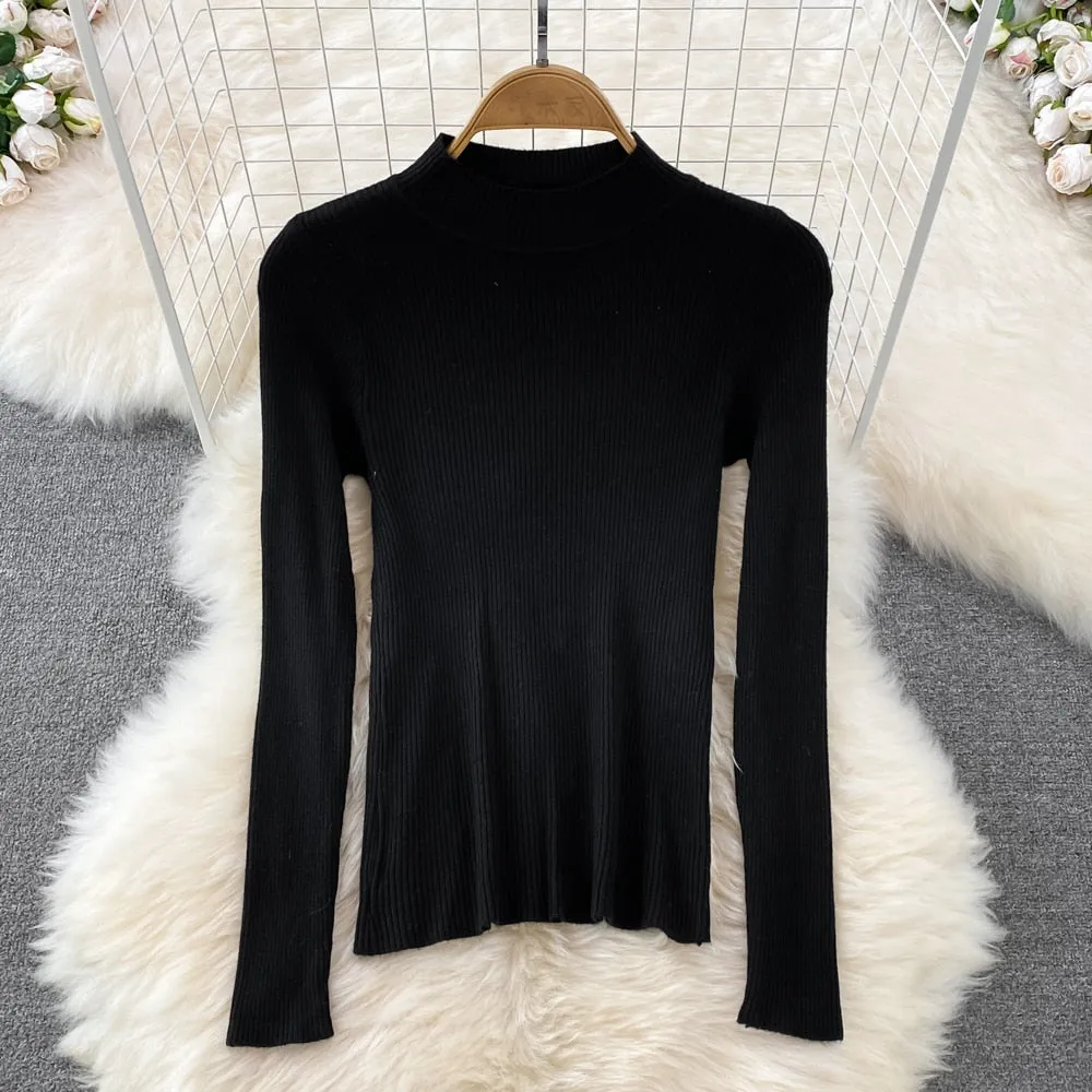 Purpdrank - High Quality Fall Winter Women Sweater Overalls Dress Sets Casual Knitted Tops  Plaid Woolen Dress 2 Piece Sets Outfits Female