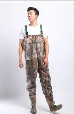 PVC Fishing & Hunting Lightweight Chest Waders-Size:45