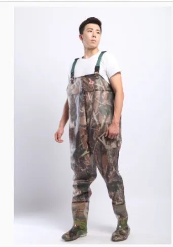 PVC Fishing & Hunting Lightweight Chest Waders-Size:45