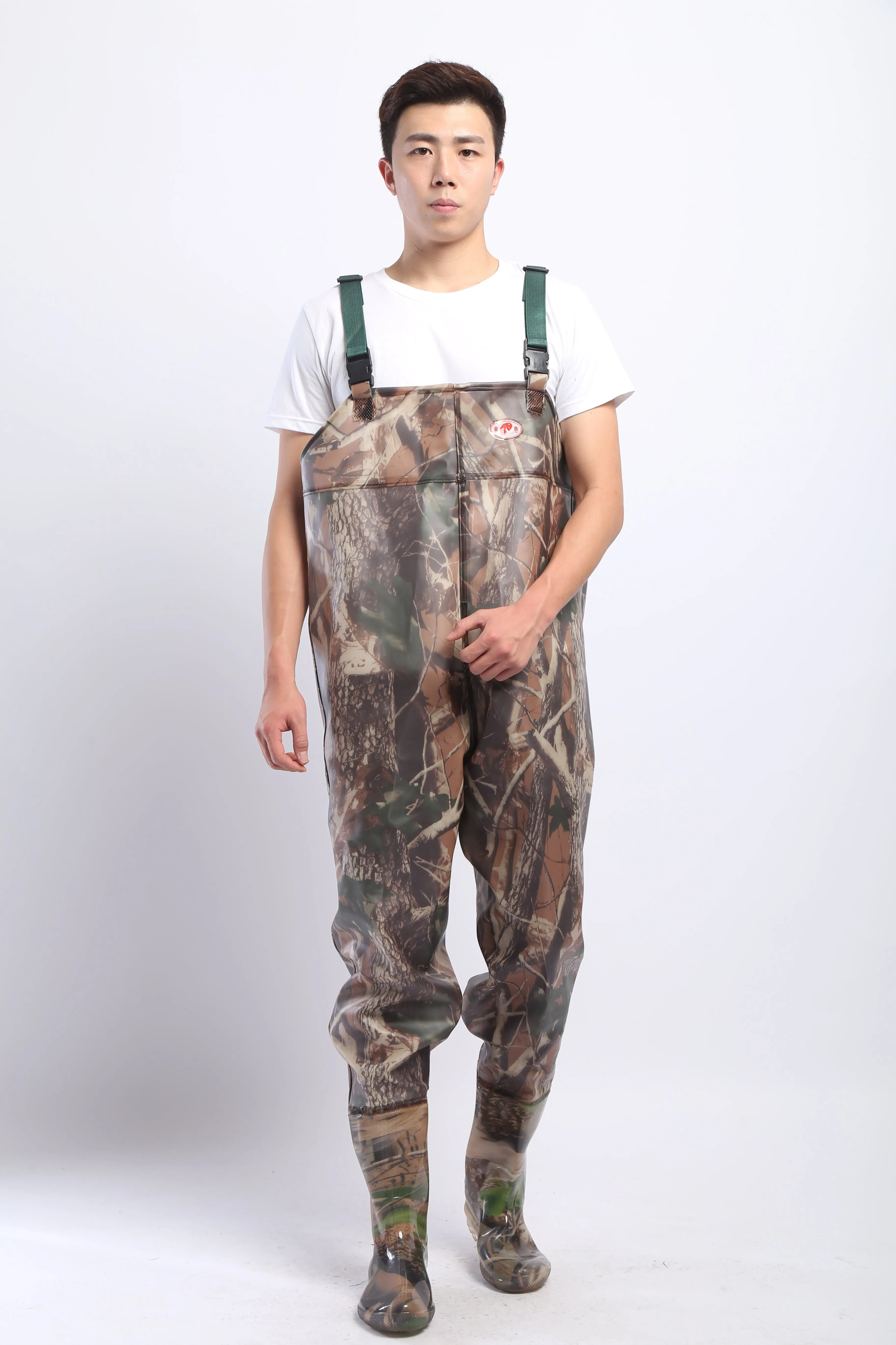 PVC Fishing & Hunting Lightweight Chest Waders-Size:45