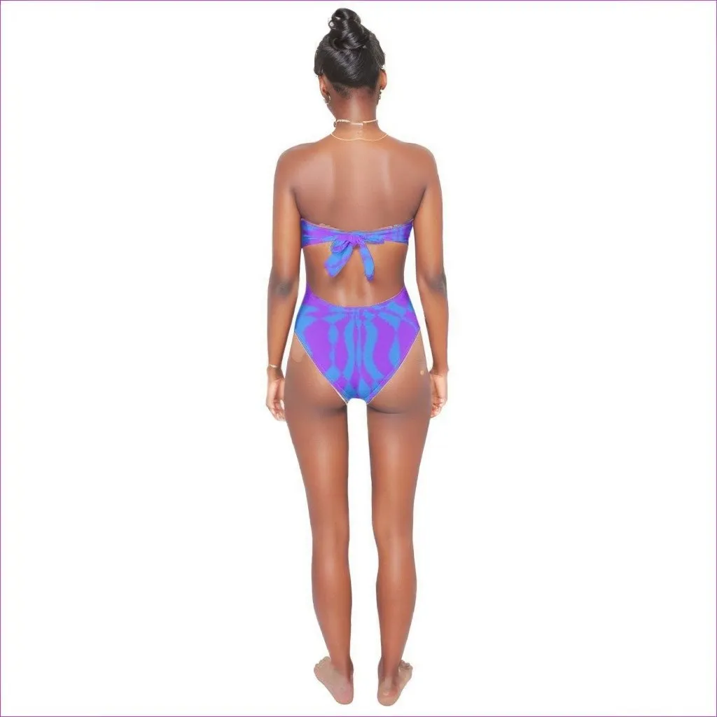 Reflect Tie Back One Piece Swimsuit