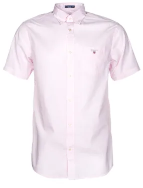 Regular Fit Broadcloth Banker Buttondown Shortsleeve California Pink