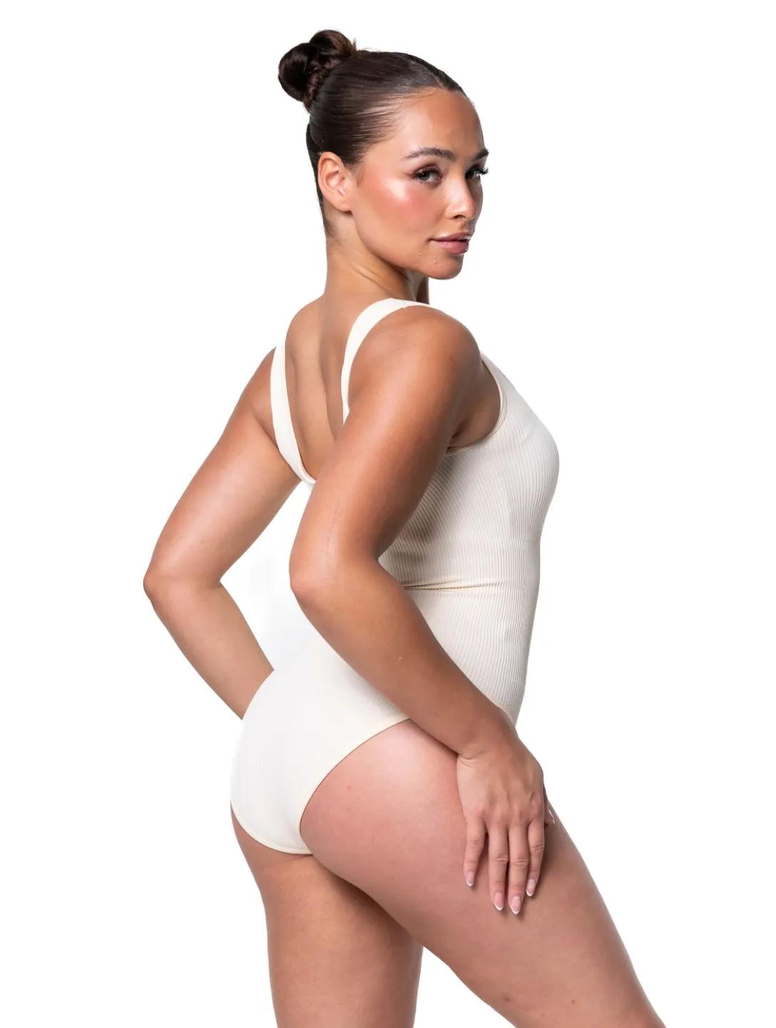 Ribbed Snatched Shapewear Bodysuit