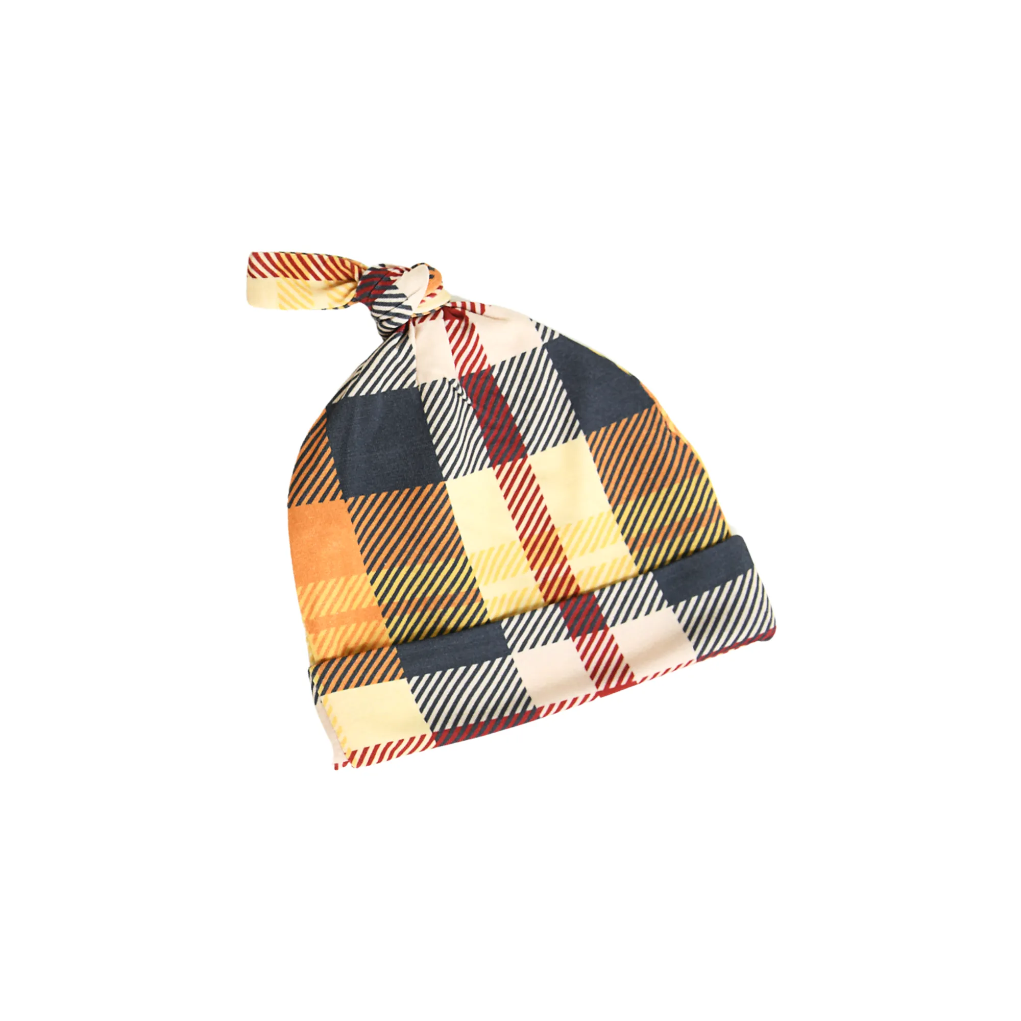 River Plaid KNOT HAT