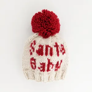 Santa Baby Hand Knit Beanie Hat