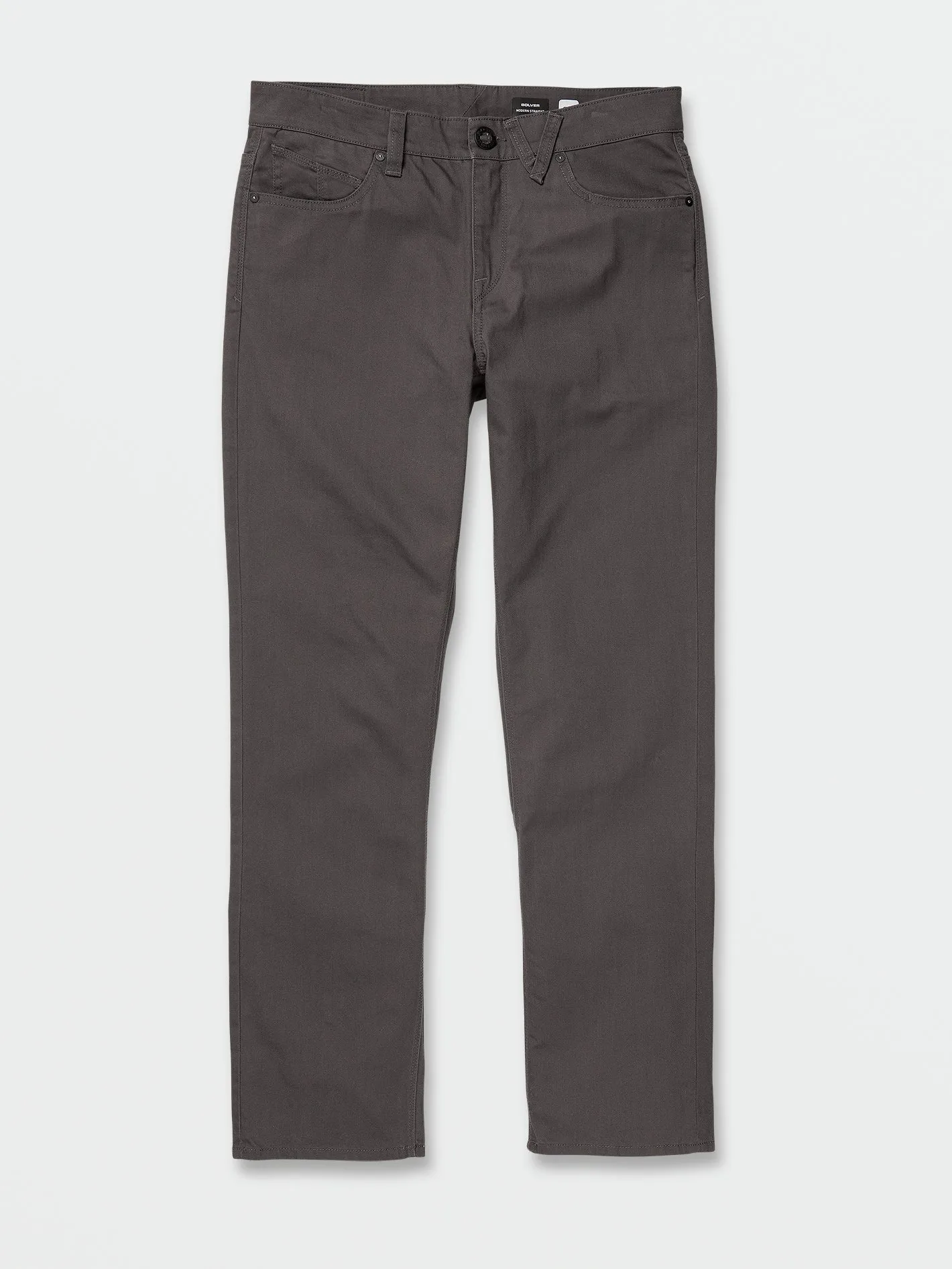 Solver 5 Pocket Slub Modern Fit Pants - Storm Cloud