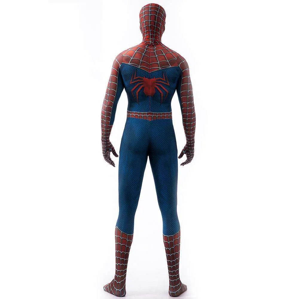 Spider-Man Tony Costume Cosplay Jumpsuit Superhero Bodysuit Tights Halloween