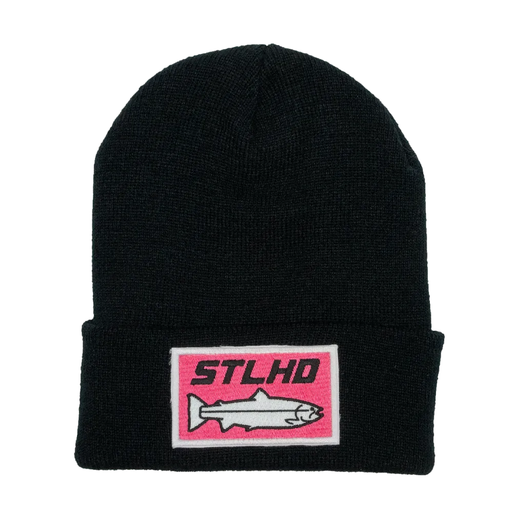 STLHD Knit Beanie Patch Hat - 2 Patch Options