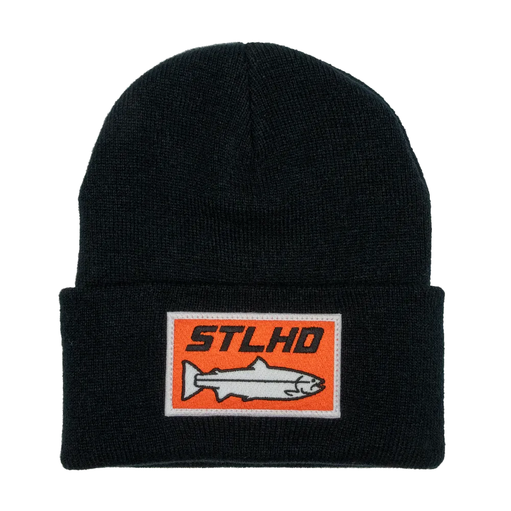 STLHD Knit Beanie Patch Hat - 2 Patch Options