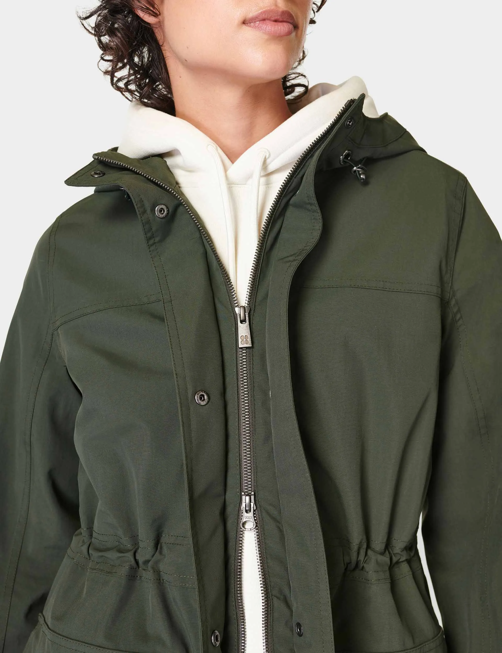 Stride Waterproof Parka - Dark Forest Green