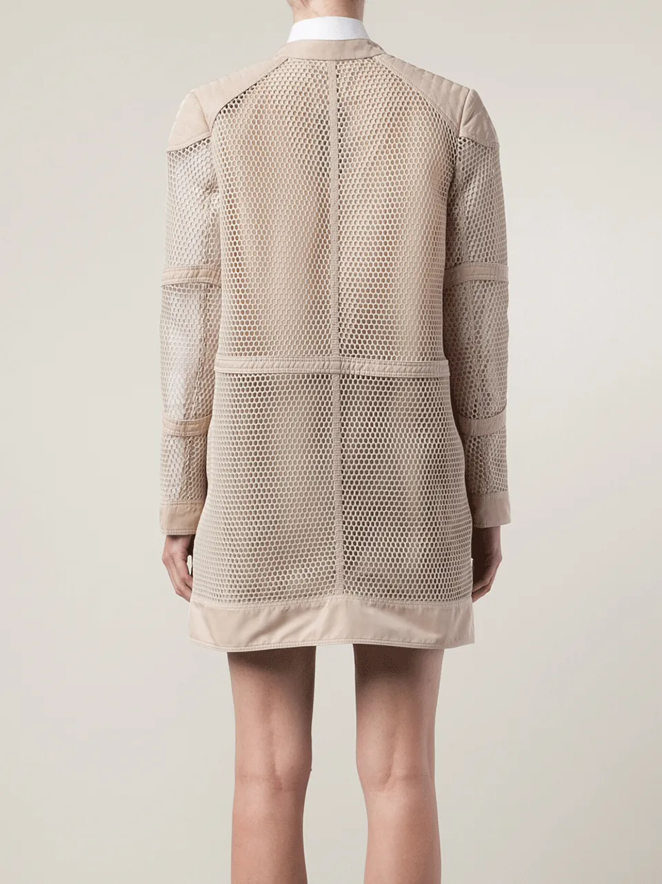 Techno Mesh Perforated Coat