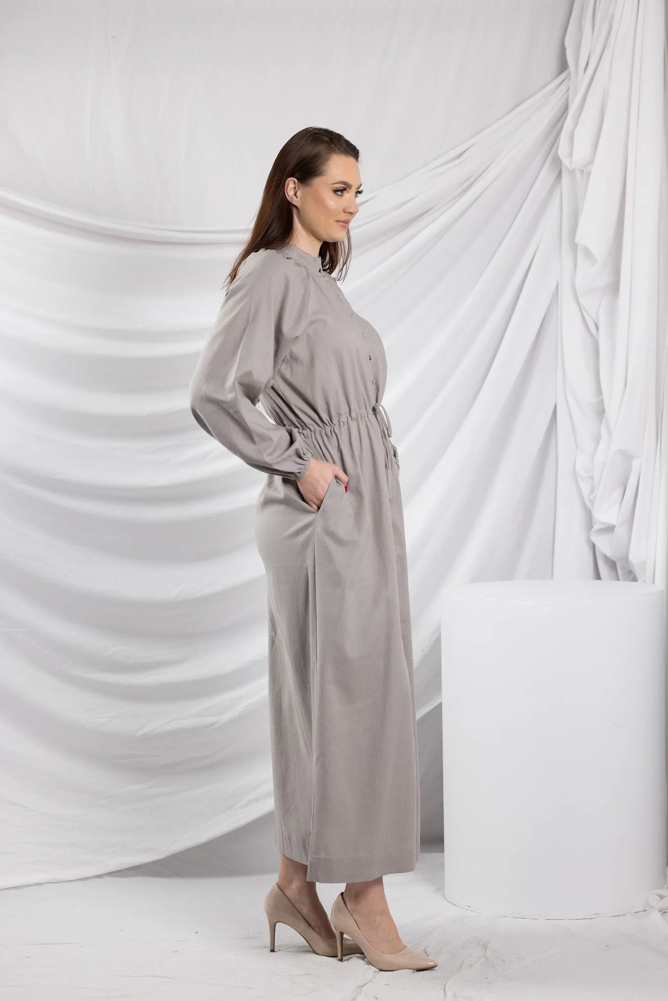 The Crescent Francis Drawstring Maxi Dress