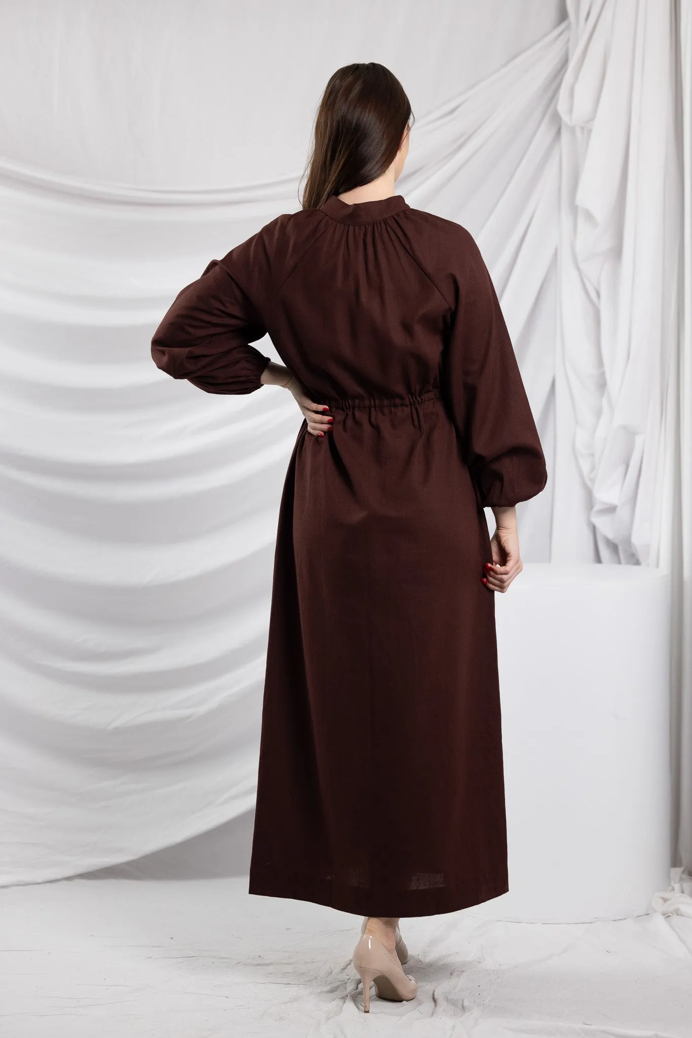 The Crescent Francis Drawstring Maxi Dress