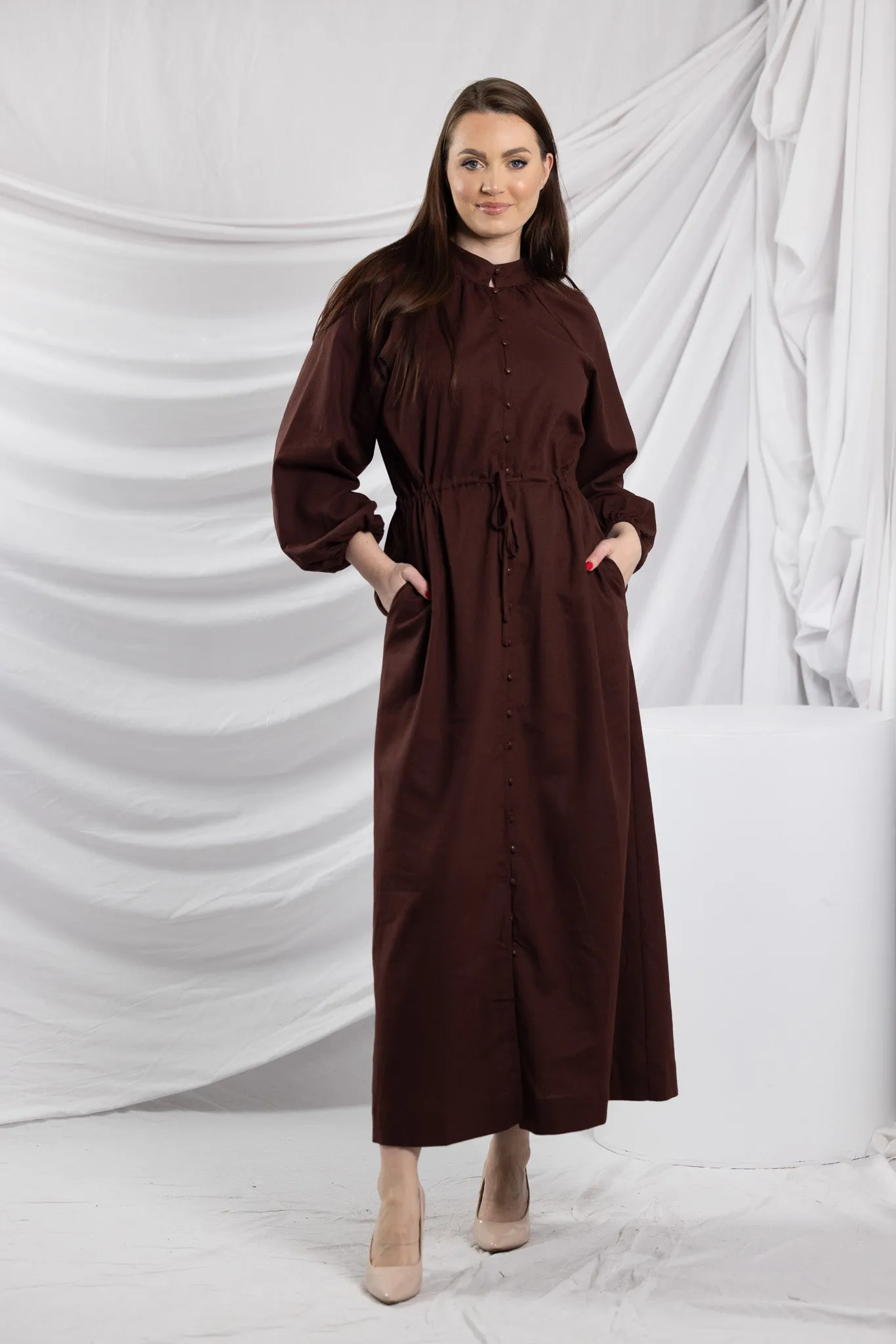 The Crescent Francis Drawstring Maxi Dress