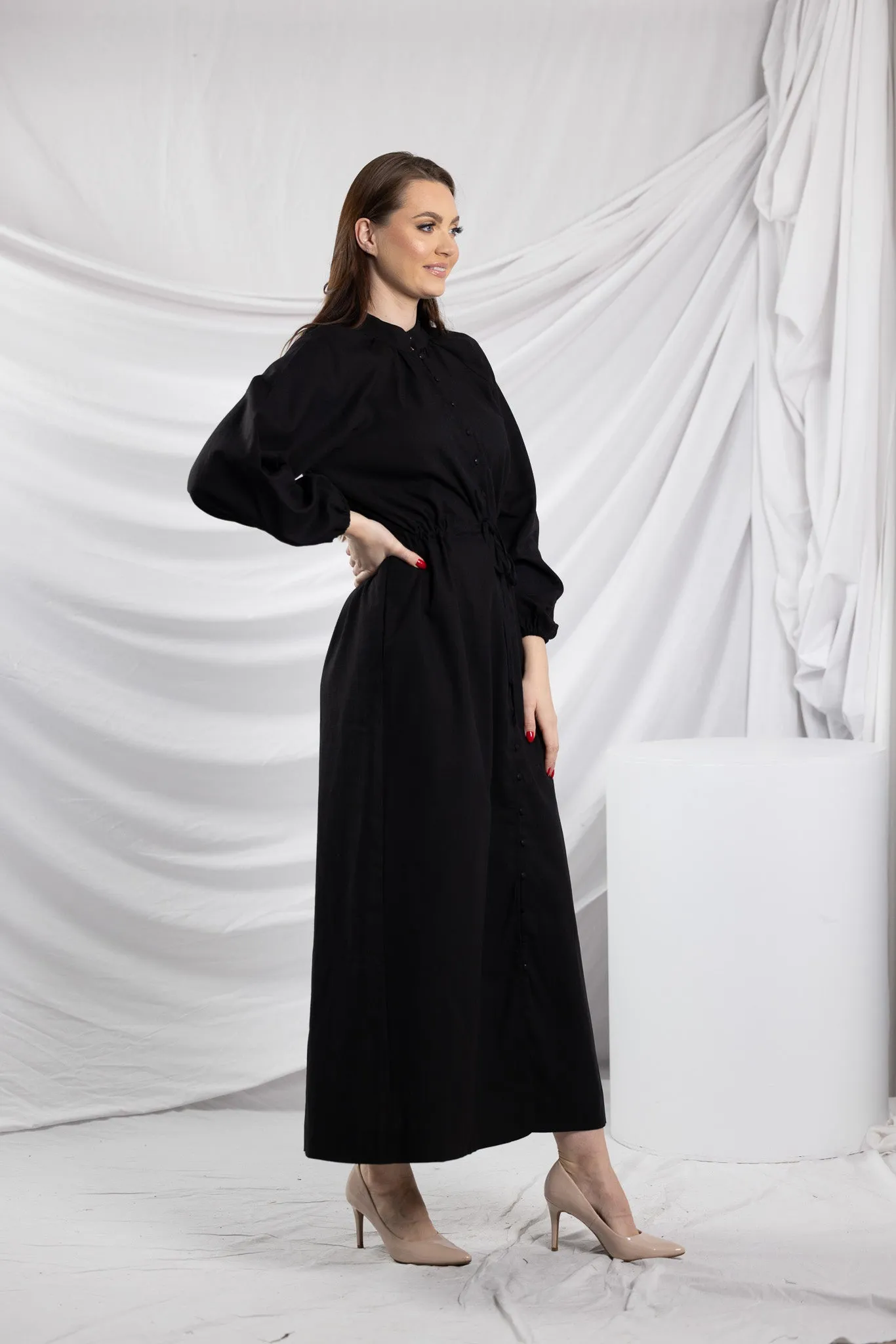 The Crescent Francis Drawstring Maxi Dress