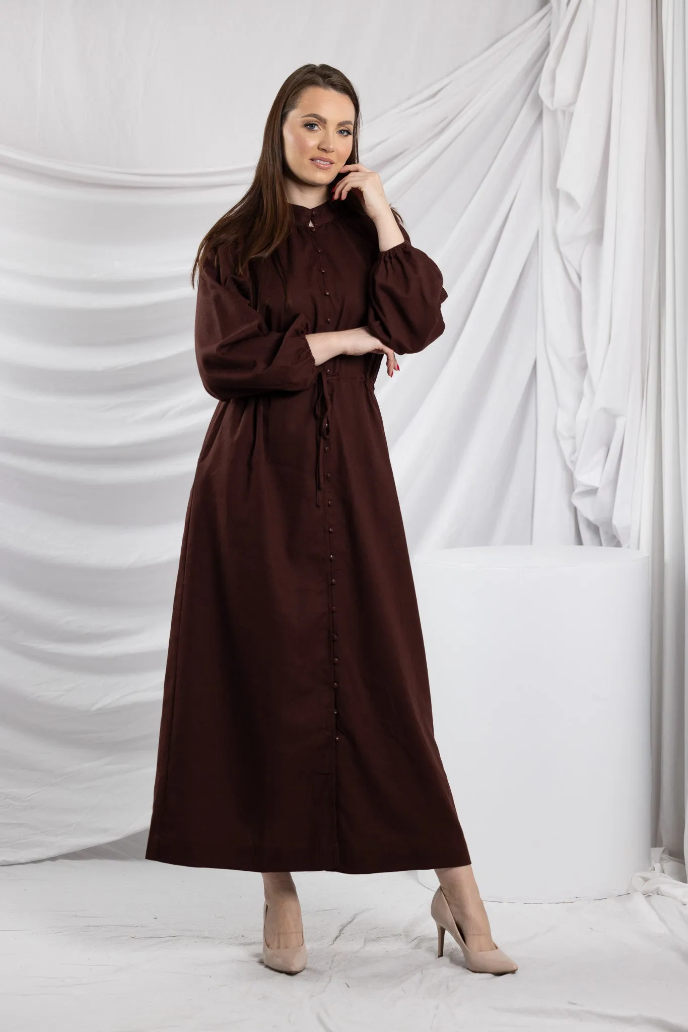 The Crescent Francis Drawstring Maxi Dress