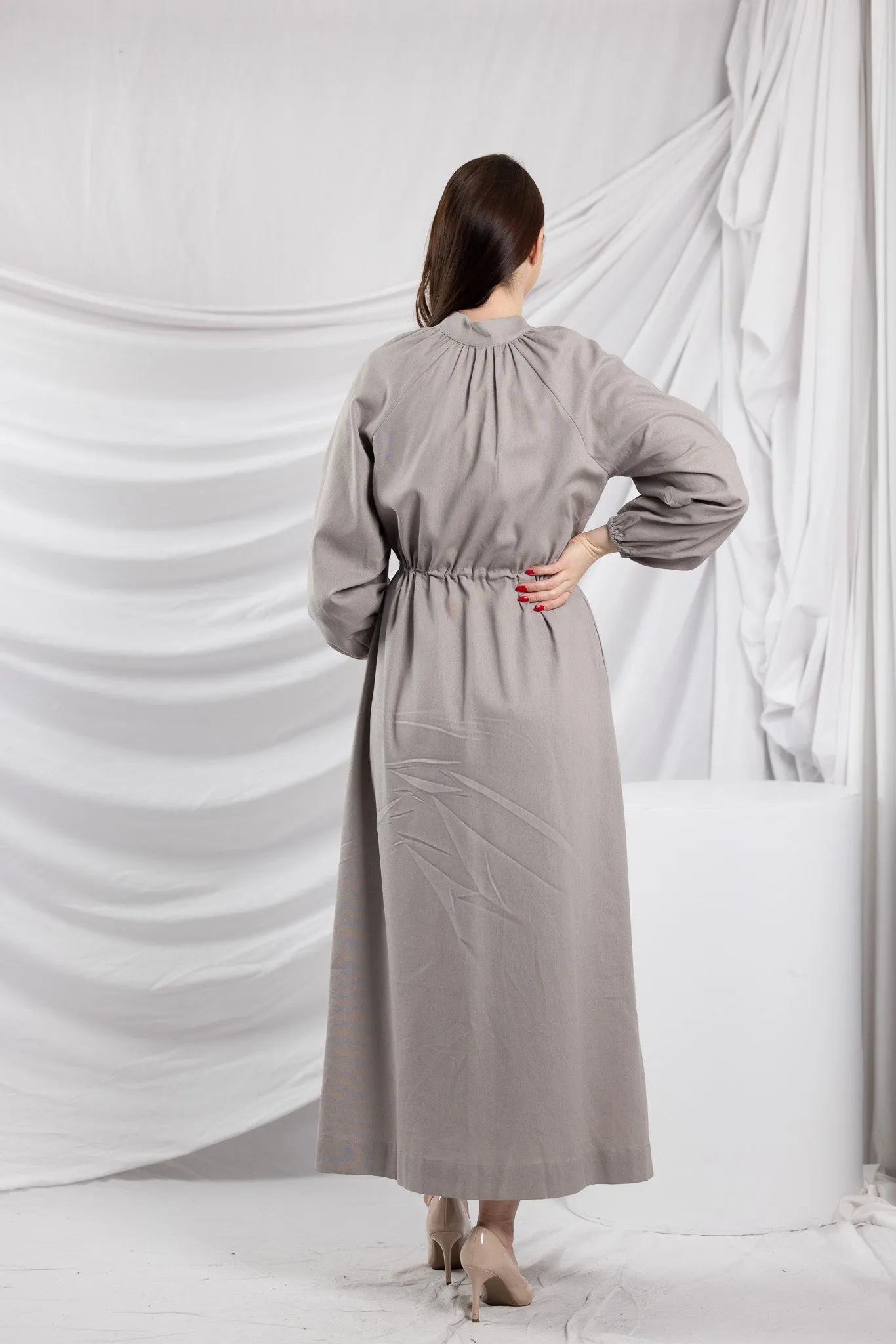 The Crescent Francis Drawstring Maxi Dress