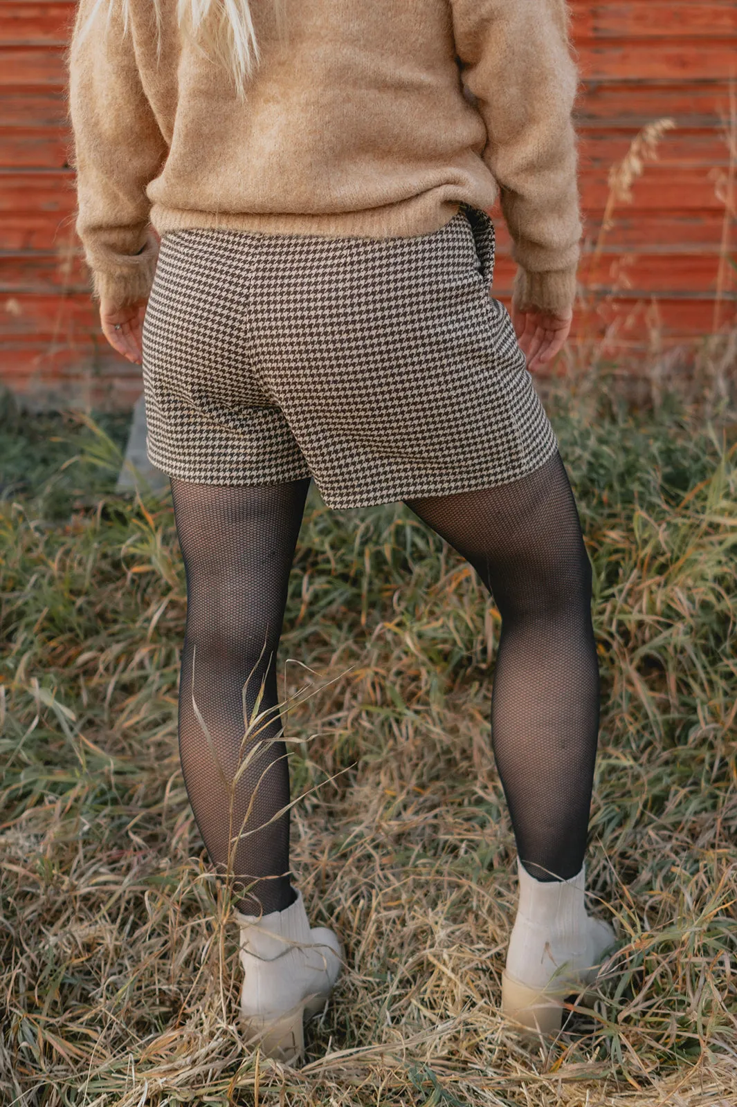 The Estelle Vintage Shorts - Coffee