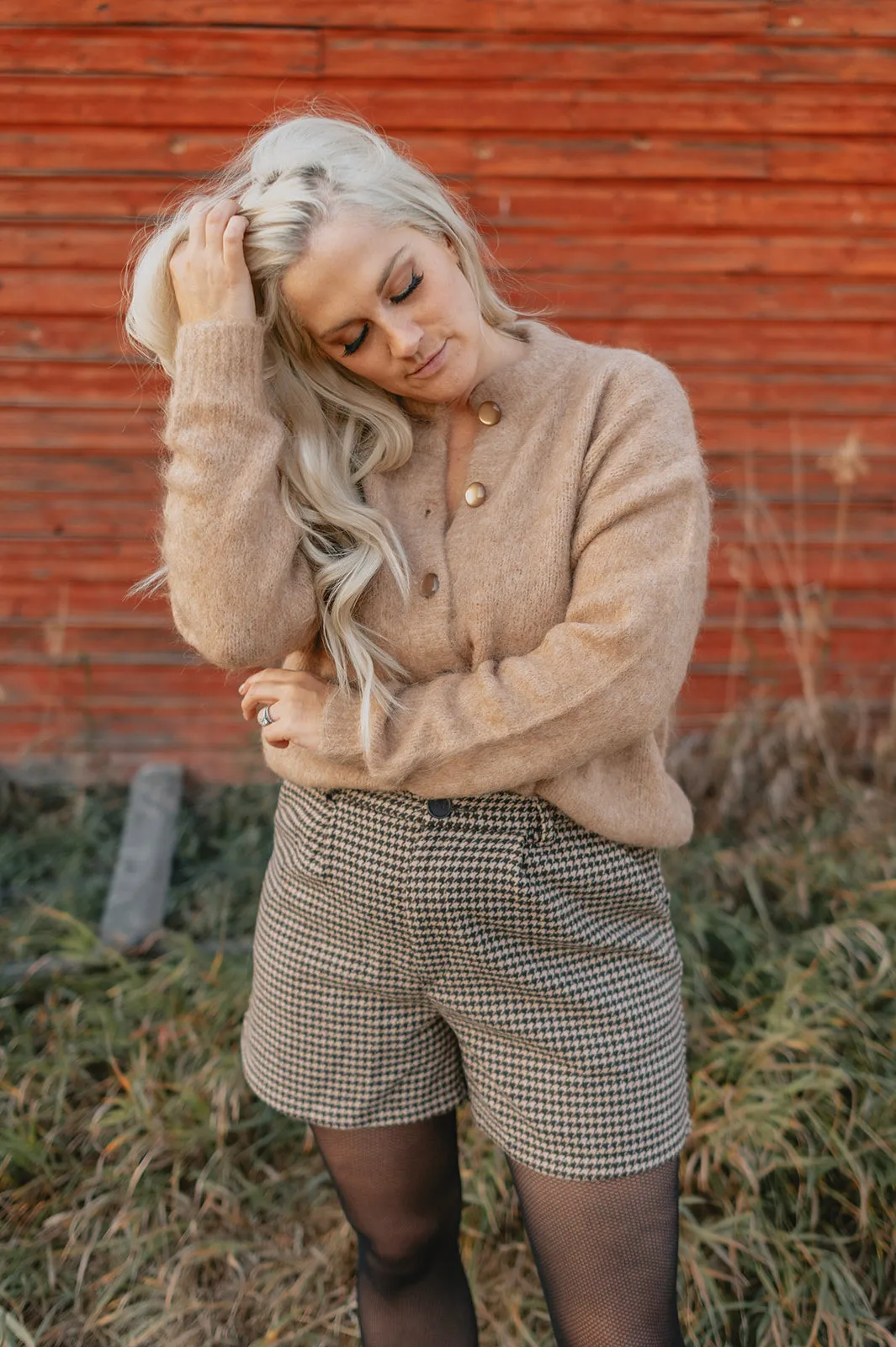 The Estelle Vintage Shorts - Coffee