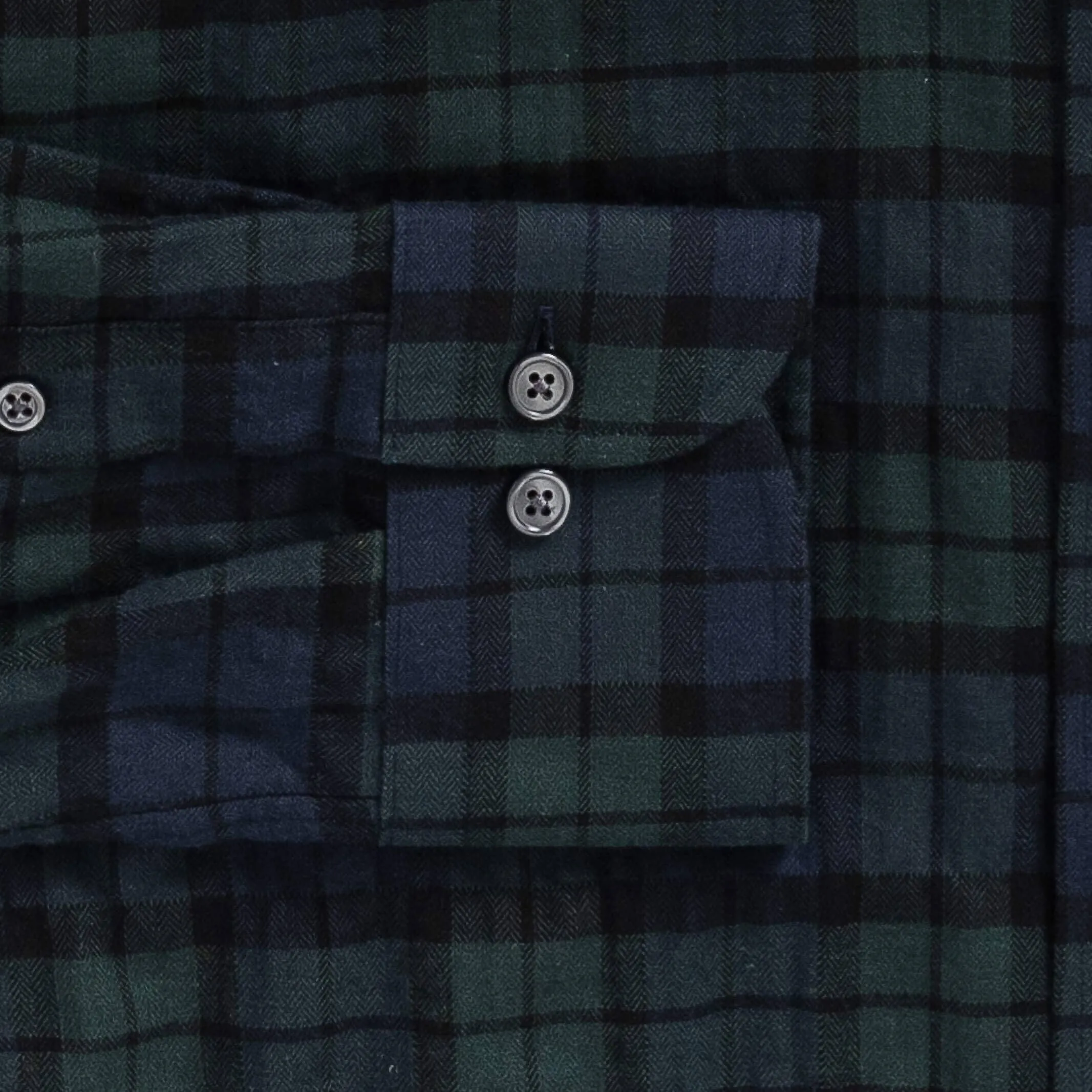 The Evergreen Brooks Brushed Herringbone Custom Shirt