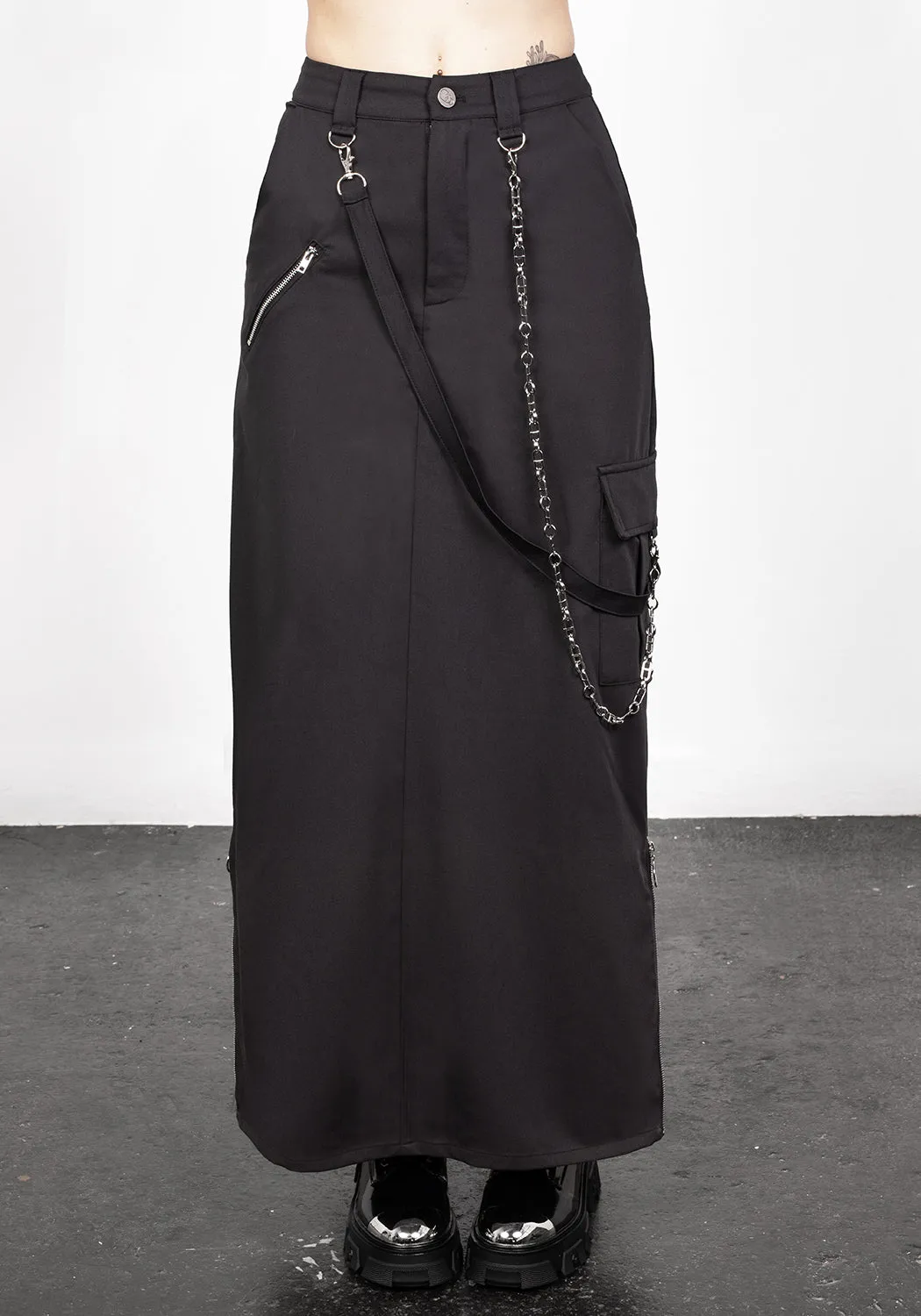 Thrash Hardware Maxi Skirt