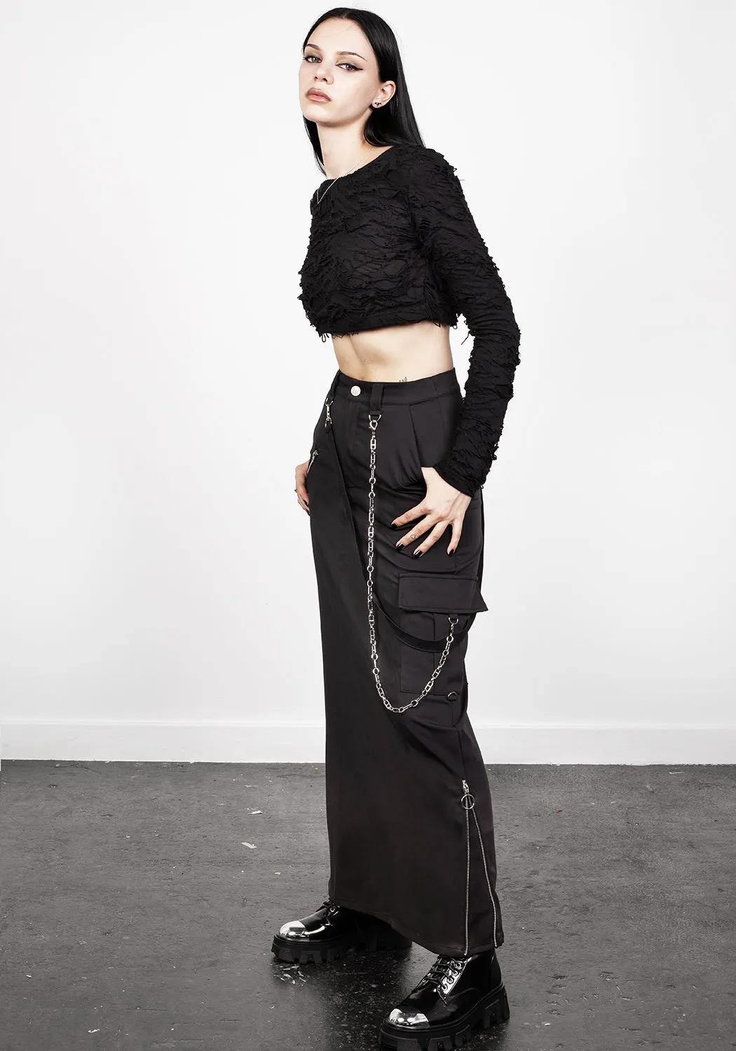 Thrash Hardware Maxi Skirt