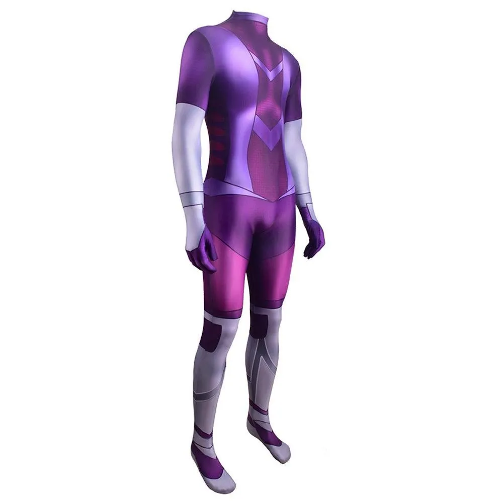 Titans Season 3 Blackfire Costume Cosplay Bodysuit Koriand'r For Adult Kids