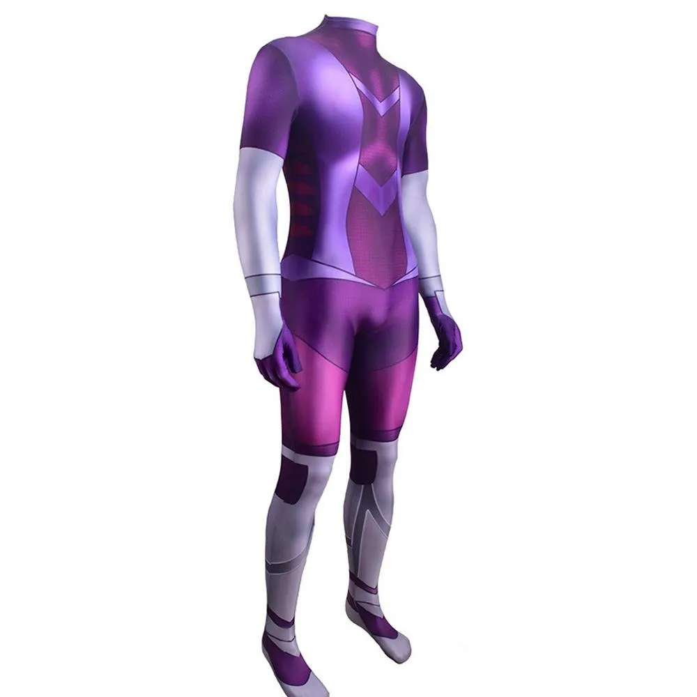 Titans Season 3 Blackfire Costume Cosplay Bodysuit Koriand'r For Adult Kids