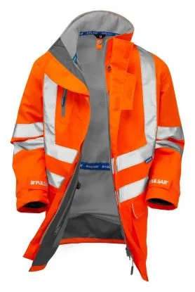 TRU Pulsarail 7-in-1 Storm Coat - Orange w/TRU logos