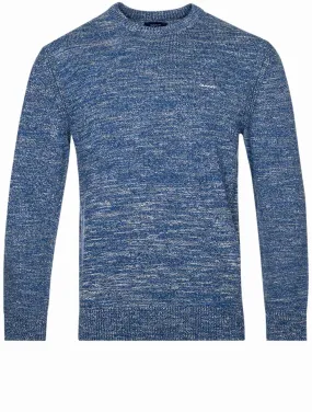 Twisted Yarn Crew Neck Classic Blue