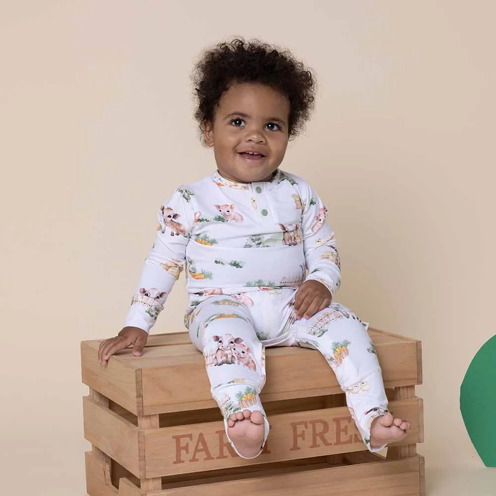 Unisex Farm Organic-cotton Growsuit