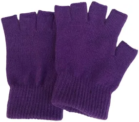 Unisex Warm Half Finger Knit Gloves Stretchy Women Men Winter Warmer Knitted Mittens Fingerless