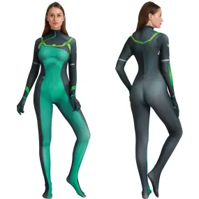 Valorant Viper Cosplay Costume Zentai Bodysuit for Halloween Party