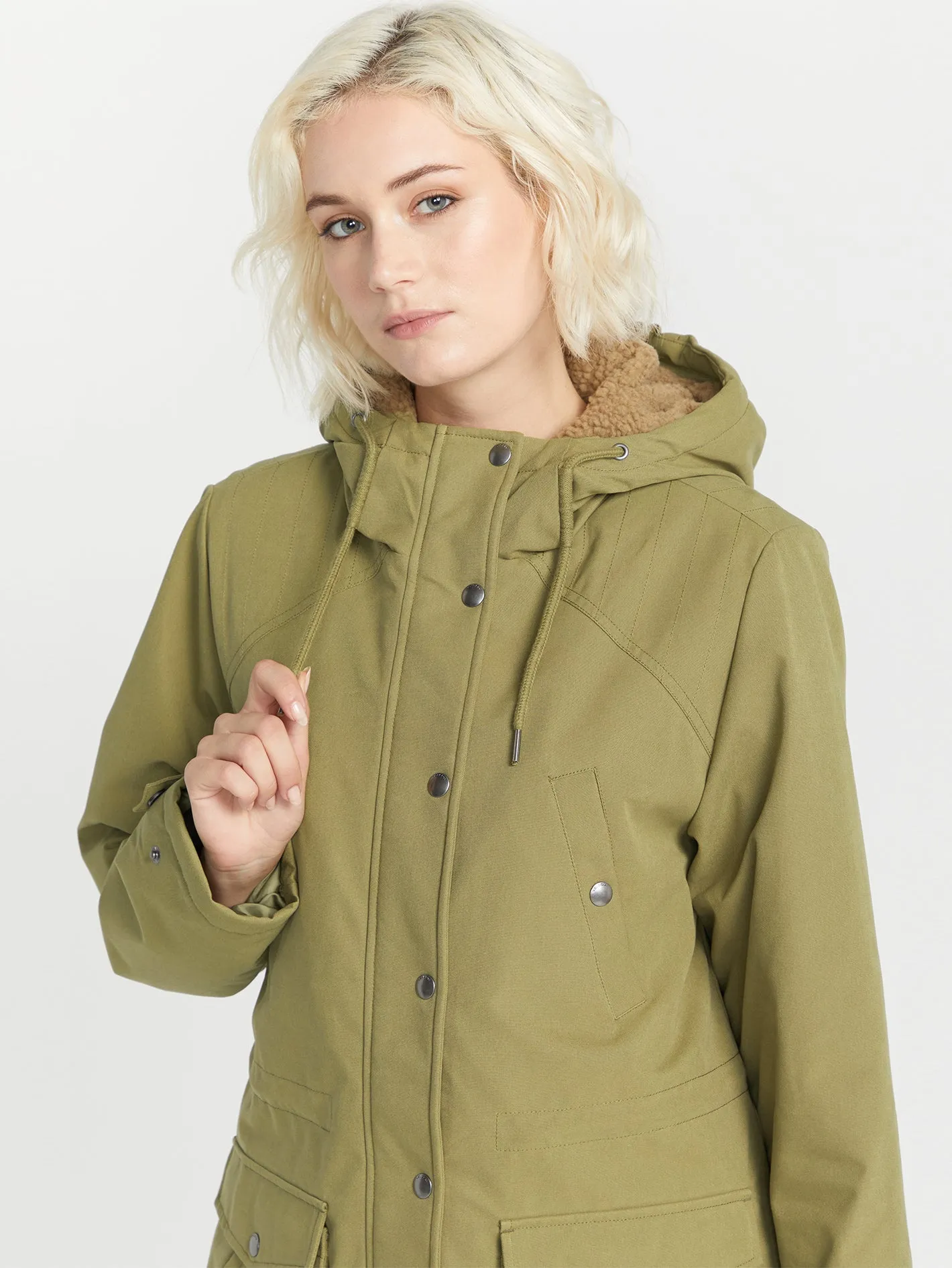 Walk On By 5K Parka Jacket - Moss