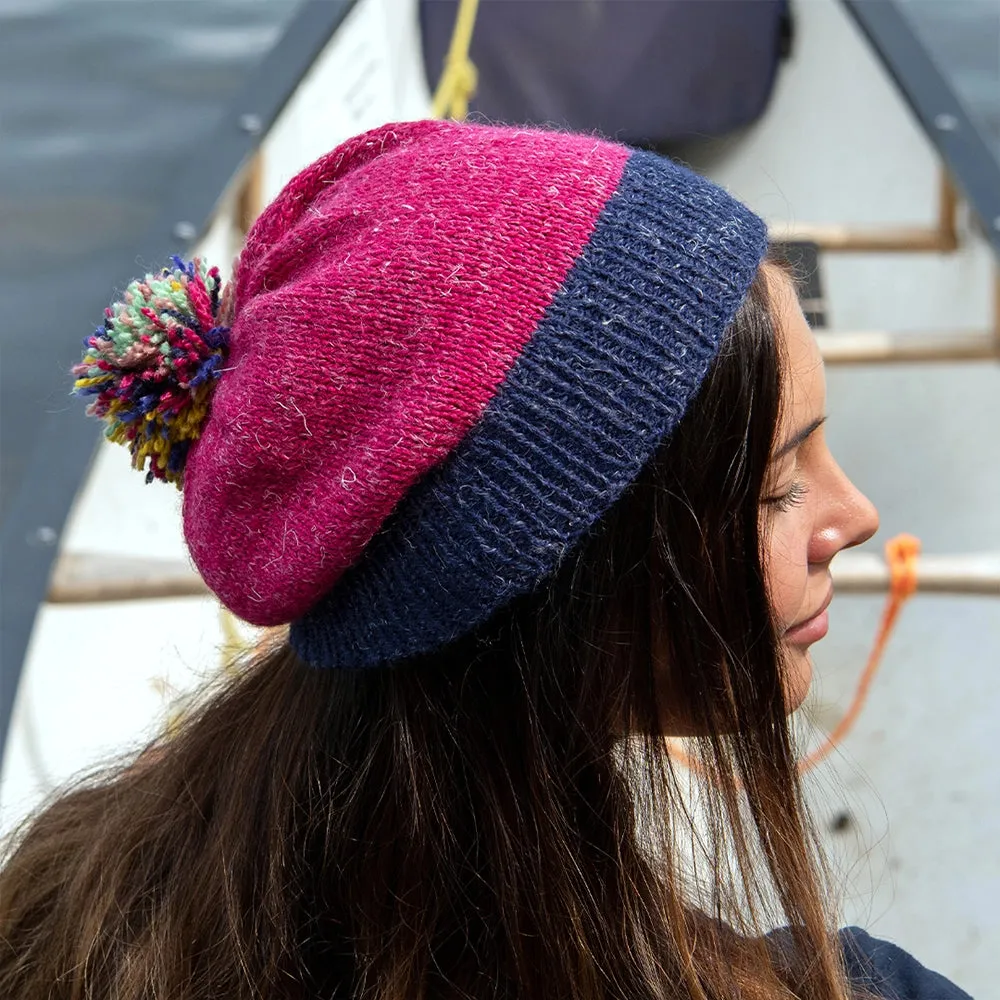 Warm and Easy Hat Kit (&Make DK) - Colorblock