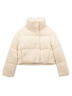 Wenkouban-Winter outfits ideas Fashion fleece grain fleece padded jacket jacket