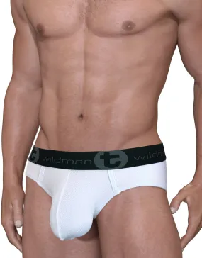 Wildmant Mesh Big Boy Pouch Brief - White