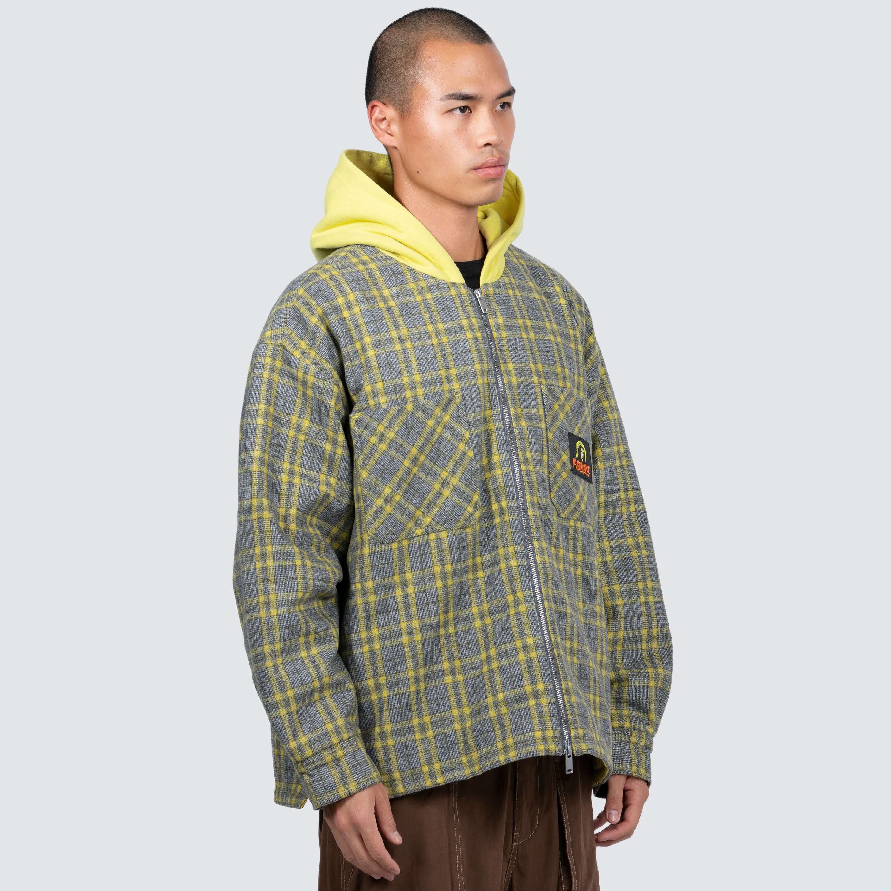 WOLF HOODED OVERSHIRT