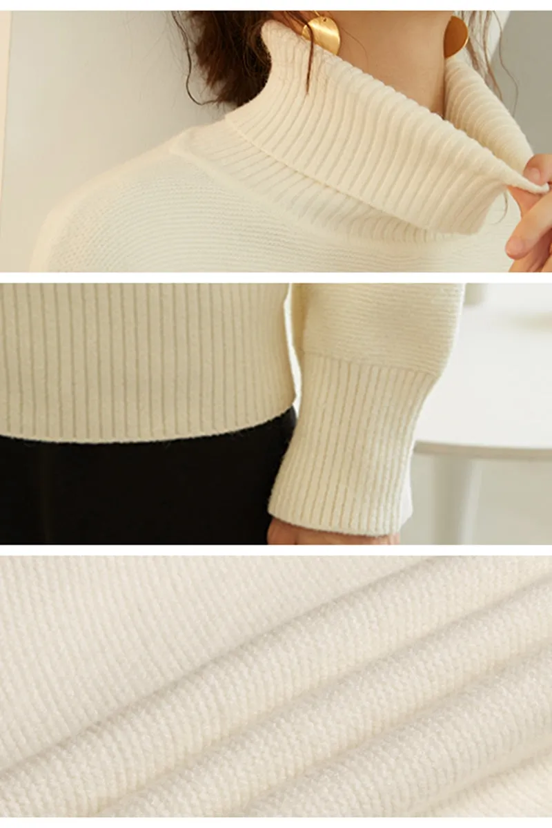 Women Loose And Comfortable Turtleneck Sweater