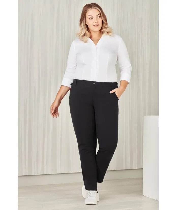 Womens Comfort Waist Slim Leg Pant