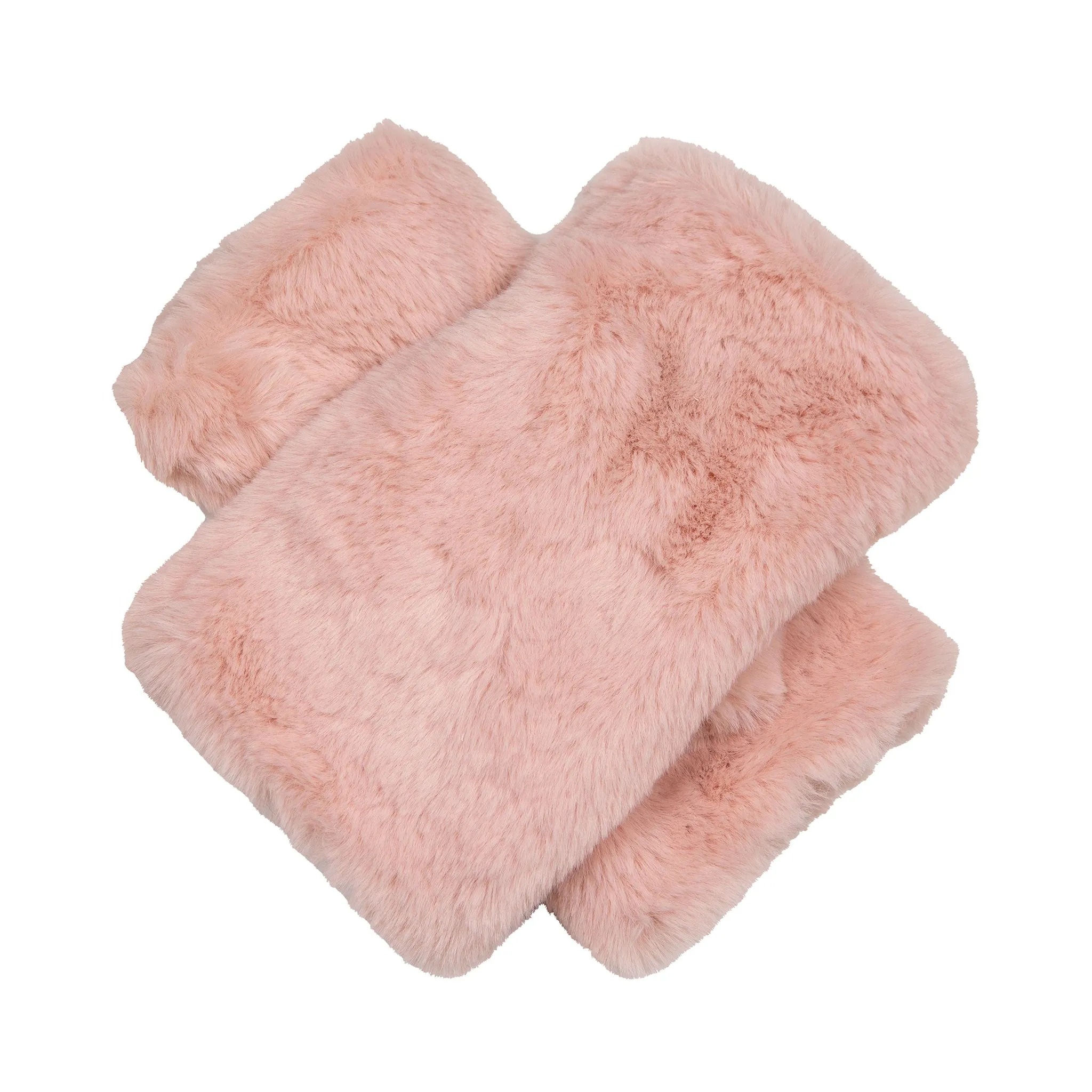 Women’s Fingerless Faux Fur Mittens